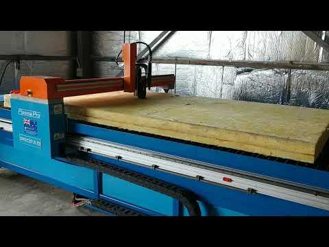 CNC Fiber glass insulation cutting from Production Products Inc.