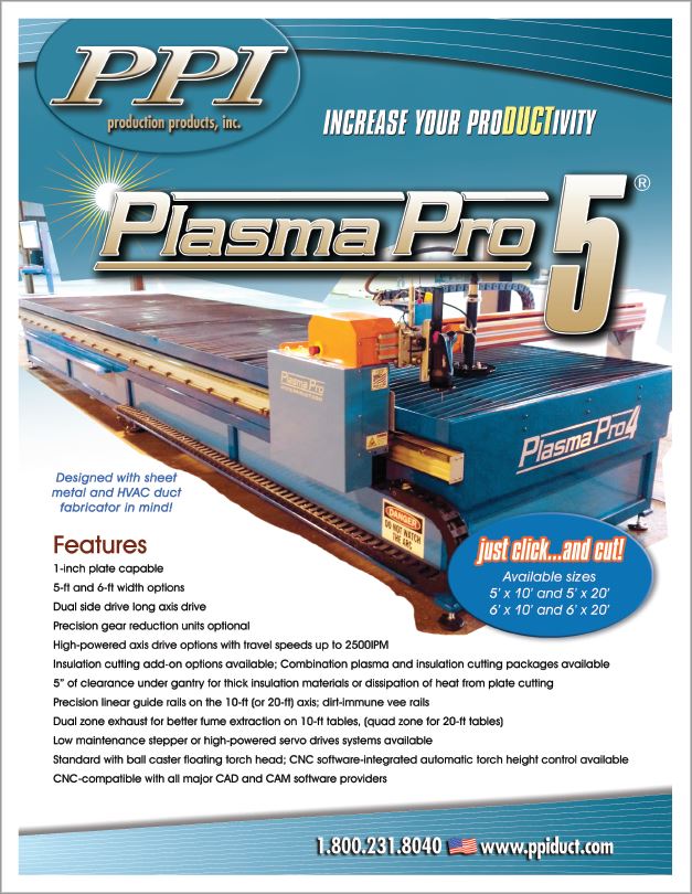 PROFAB Plasma Pro 5 Flyer