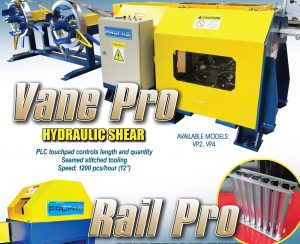 Vane Pro Hydraulic Shear & Rail Pro Rail Maker