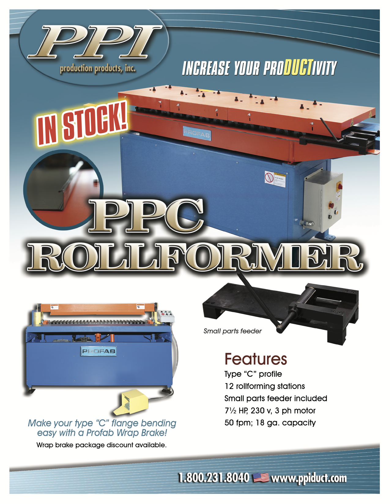 PROFAB PPC Rollformer Machine