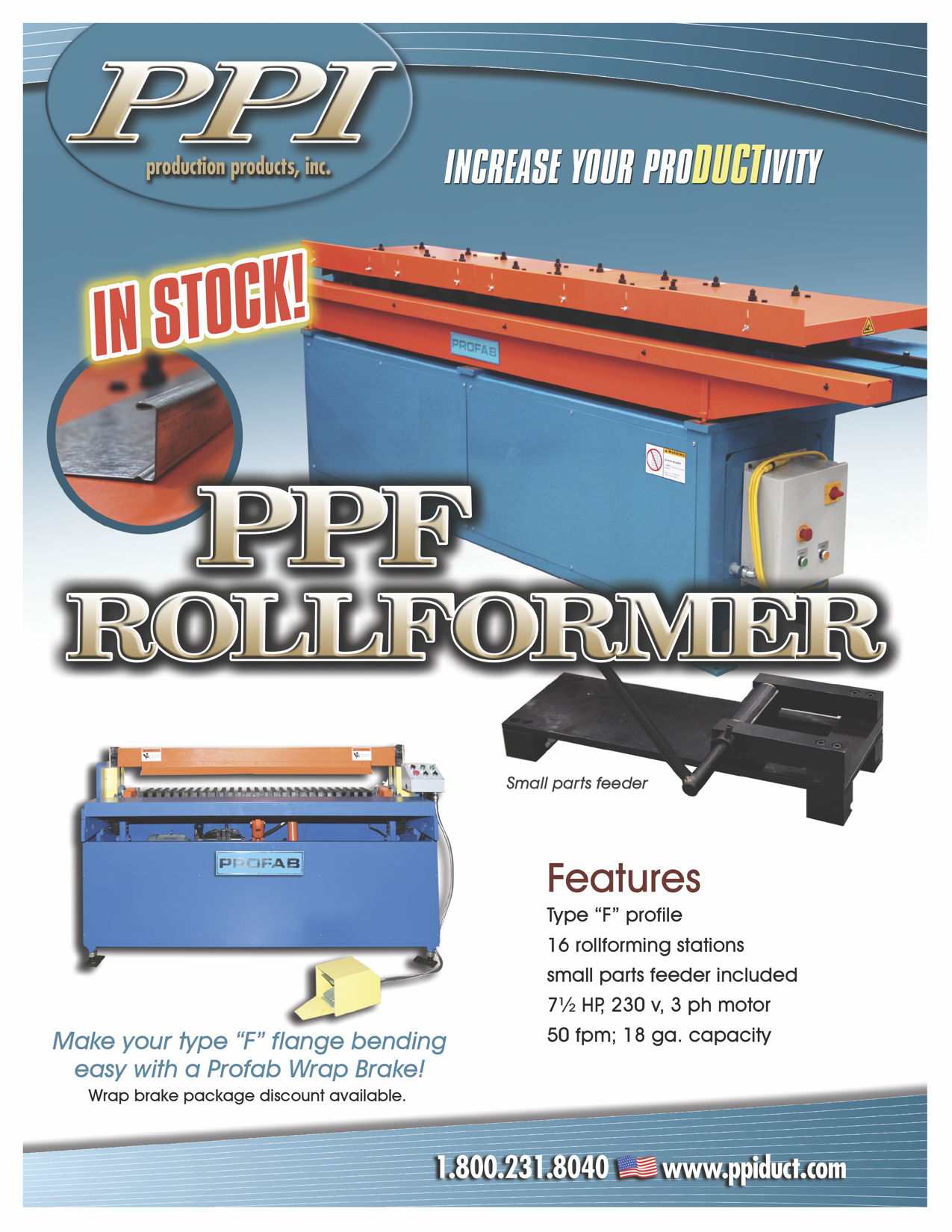 PROFAB PPF Rollformer Machine